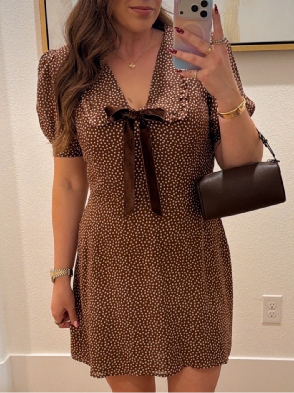 Reformation Kaylia Minidress - RUNS SMALL